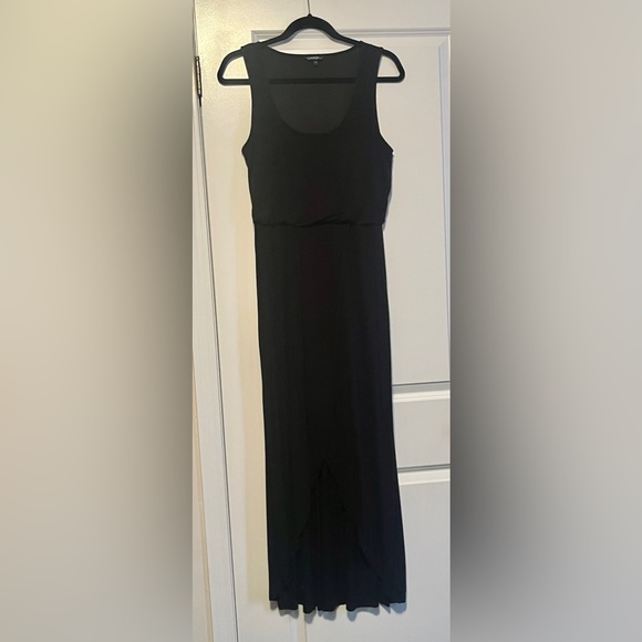 Used Good Condition Long Black Summer Dress Sleeveless Dress Size Small - Picture 1 of 4
